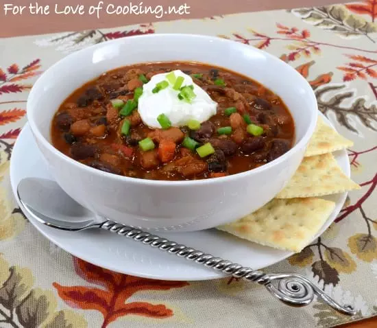 Three Bean and Beef Chili