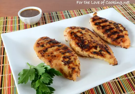 Grilled Honey Mustard Chicken Breasts