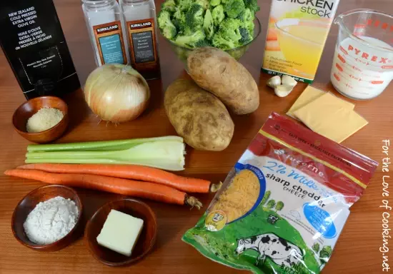 Broccoli, Cheese, and Potato Soup