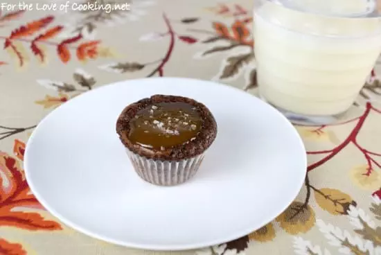 Salted Caramel Brownie Bites