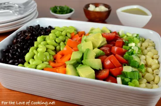 Mexican Chopped Salad with a Citrus Vinaigrette