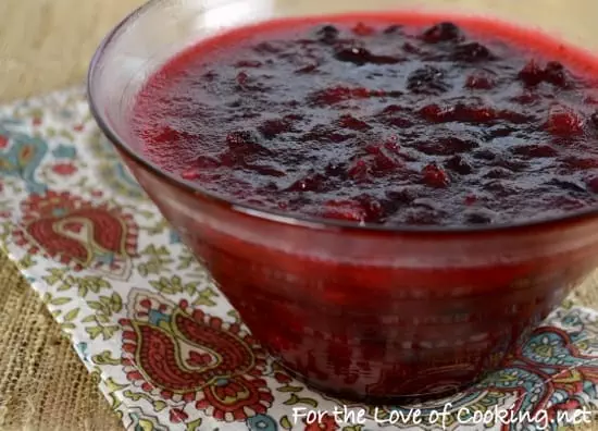 Spiced Cranberry Sauce