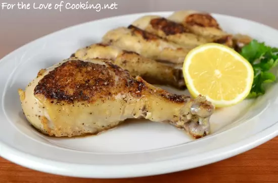 Lemon Garlic Baked Chicken Drumsticks