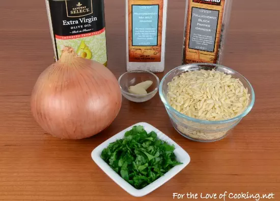 Caramelized Onion Orzo