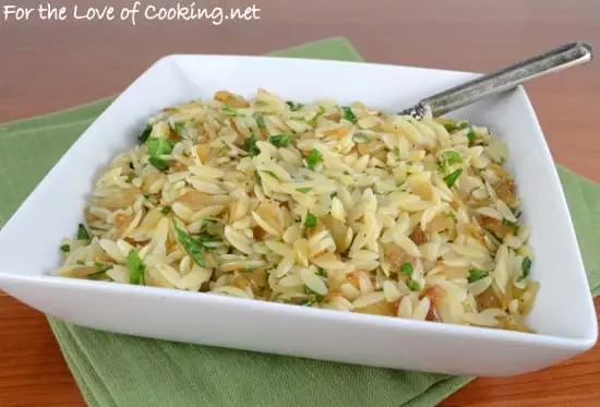 Caramelized Onion Orzo