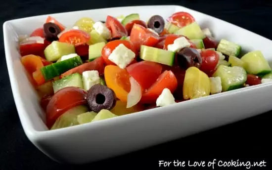 Heirloom Tomato Greek Salad