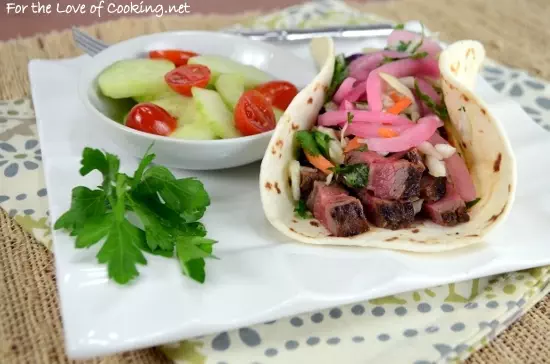 Asian Steak Tacos