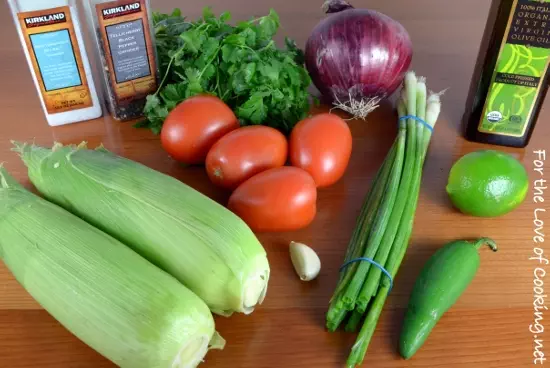 Grilled Corn Pico de Gallo