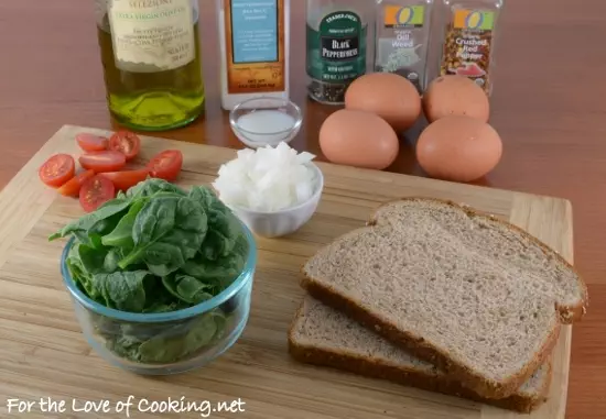 Veggie Scramble on Toast