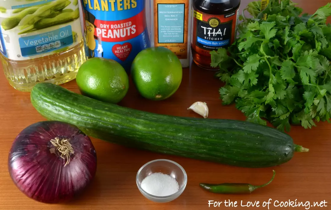 Thai Cucumber Salad with Peanuts