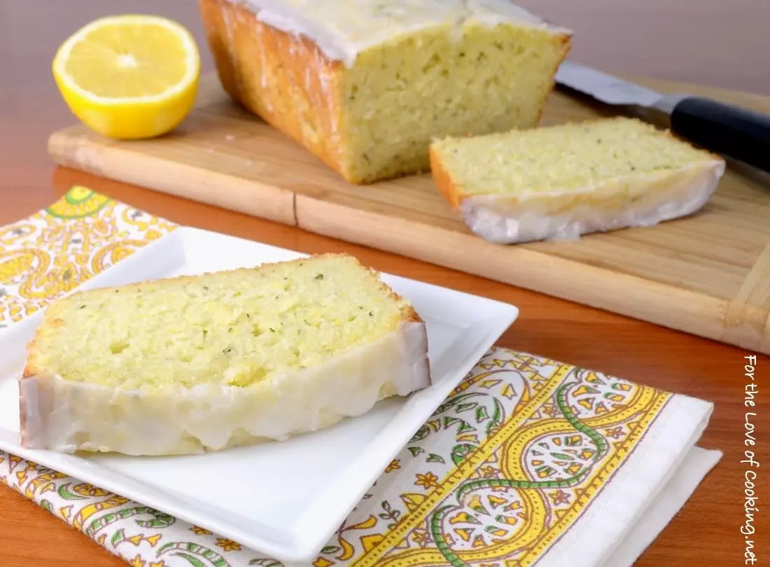 Lemon Zucchini Bread with Lemon Glaze