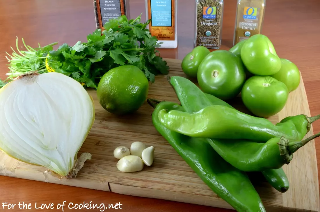 Roasted Hatch Chile Salsa Verde