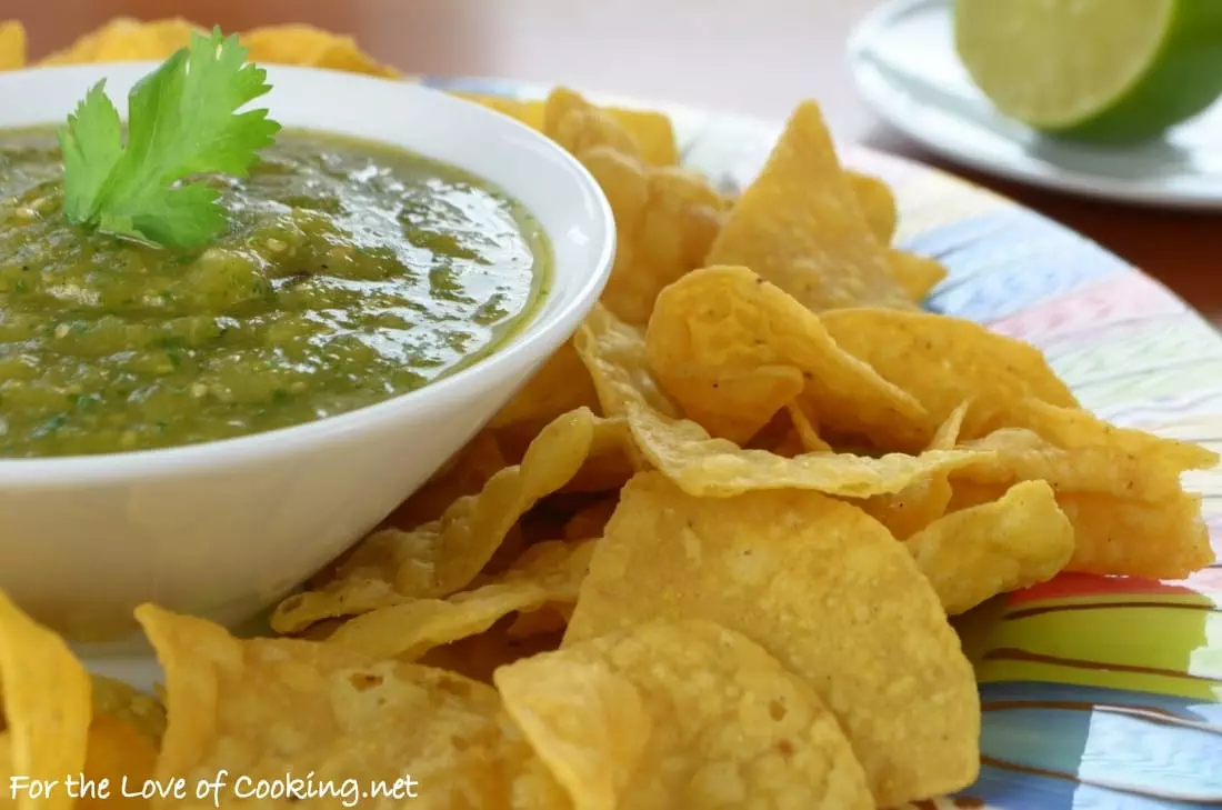 Roasted Hatch Chile Salsa Verde