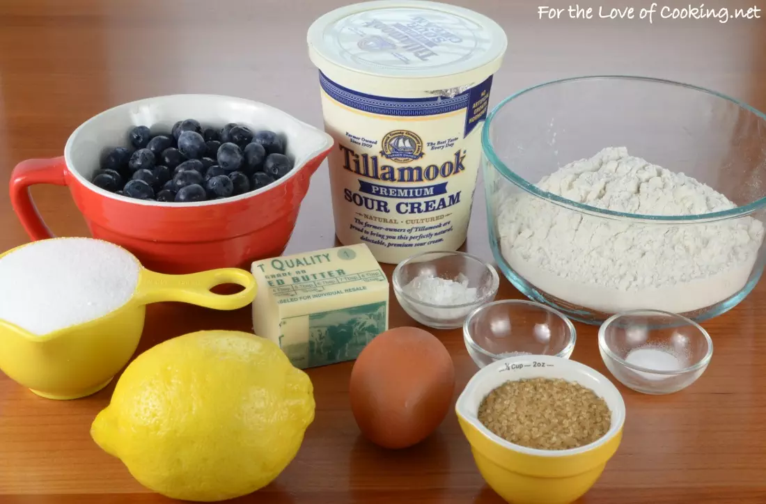 Blueberry Sour Cream Muffins