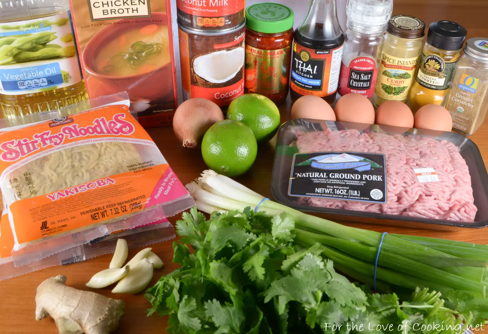 Spicy Pork Thai Coconut Ramen