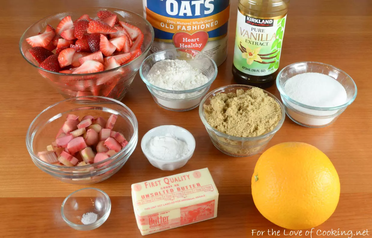 Strawberry Rhubarb Crisp