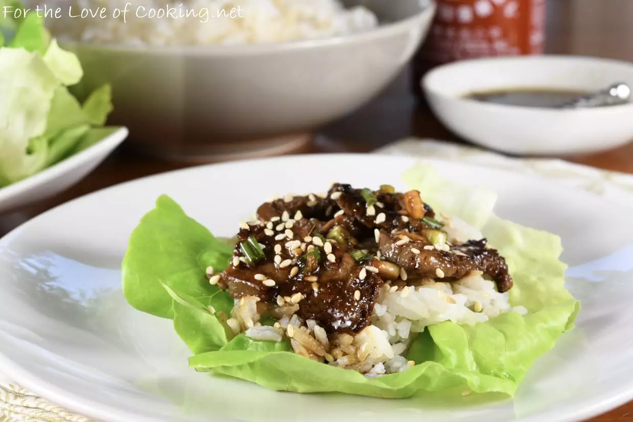 Korean Beef Lettuce Wraps