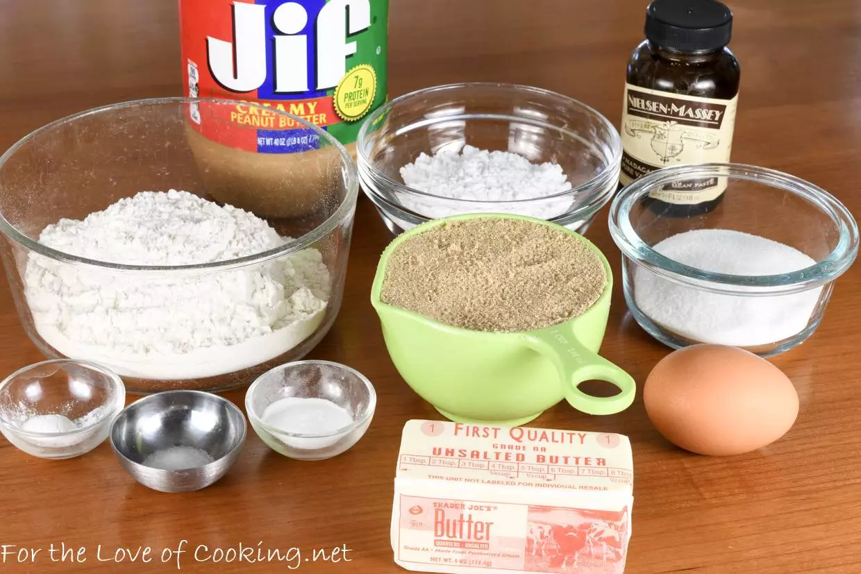 Peanut Butter Crinkle Cookies