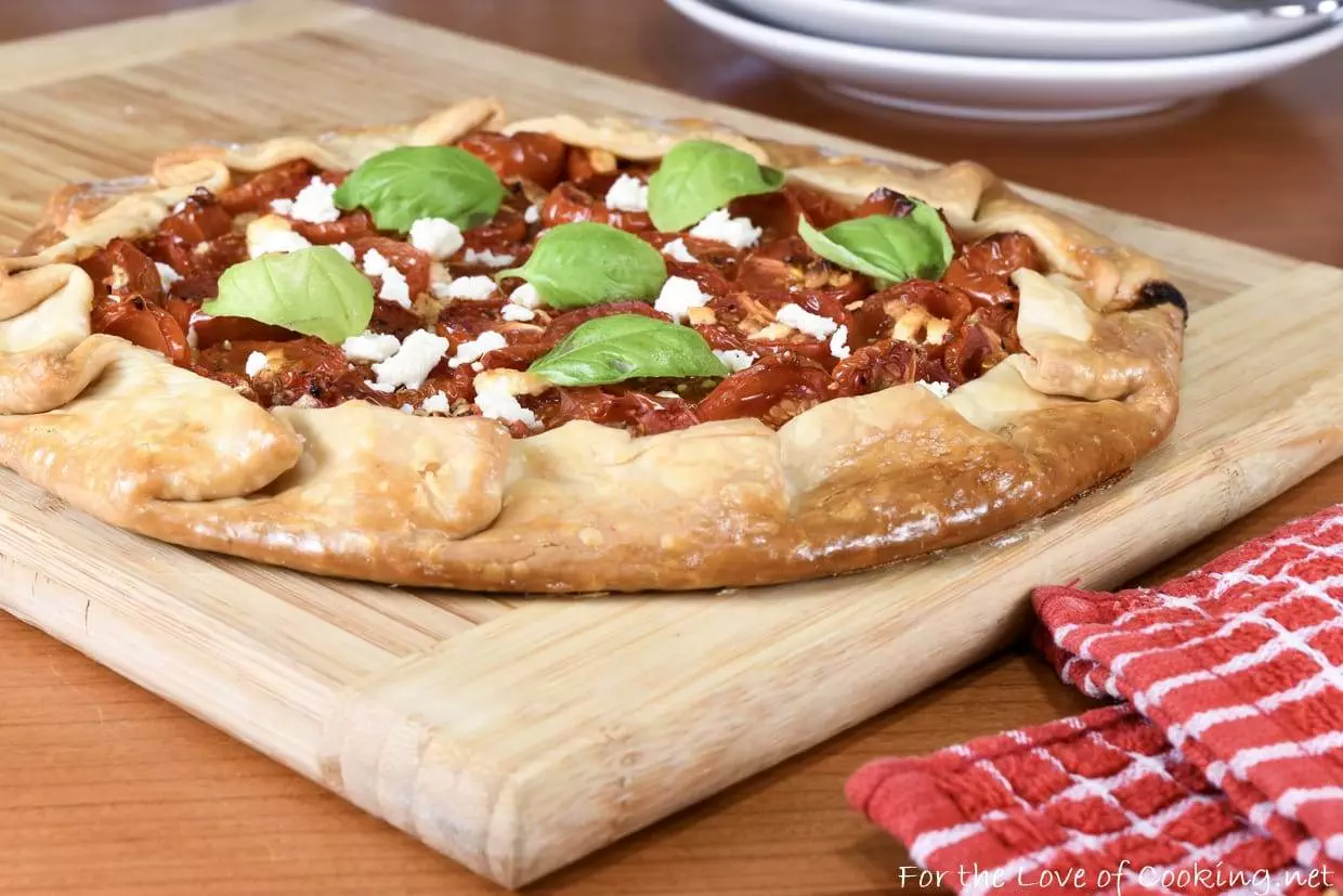 Tomato and Feta Galette