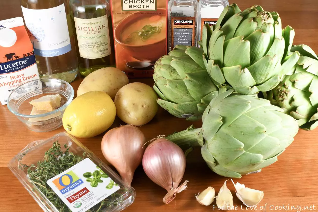 Creamy Artichoke Parmesan Soup