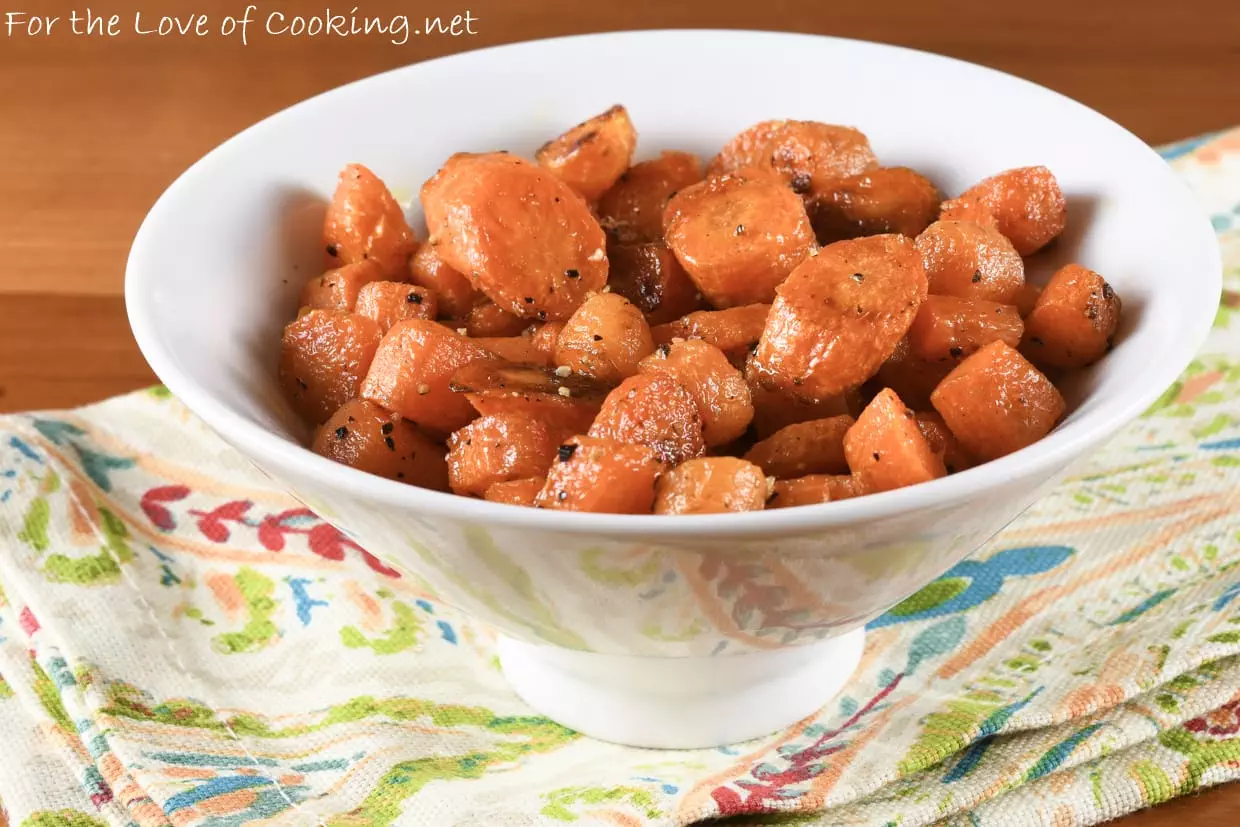 Garlic Butter Roasted Carrots