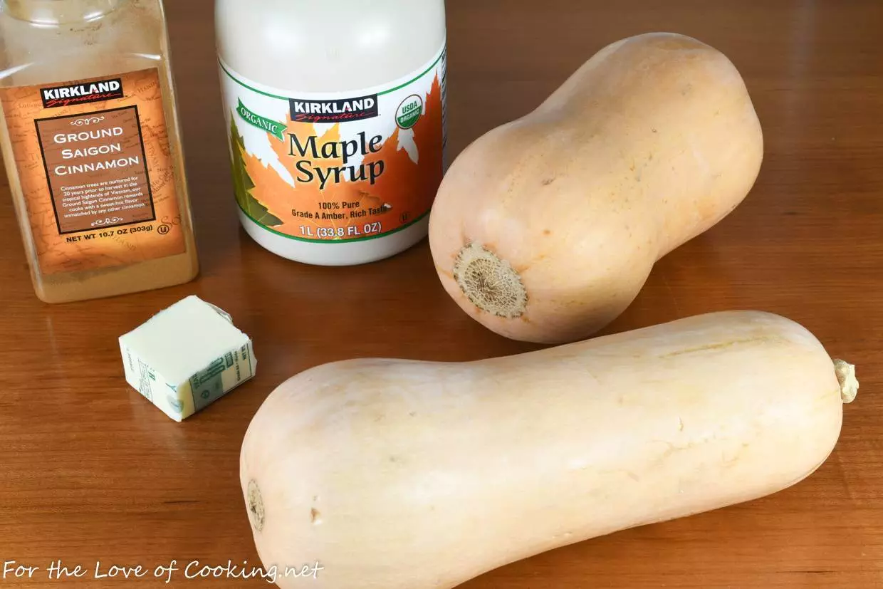 Maple-Cinnamon Butternut Squash