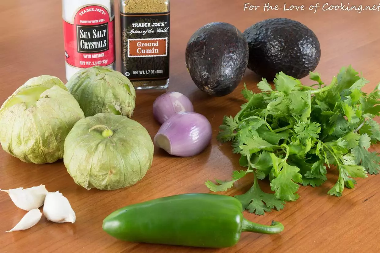 Avocado and Roasted Tomatillo Salsa