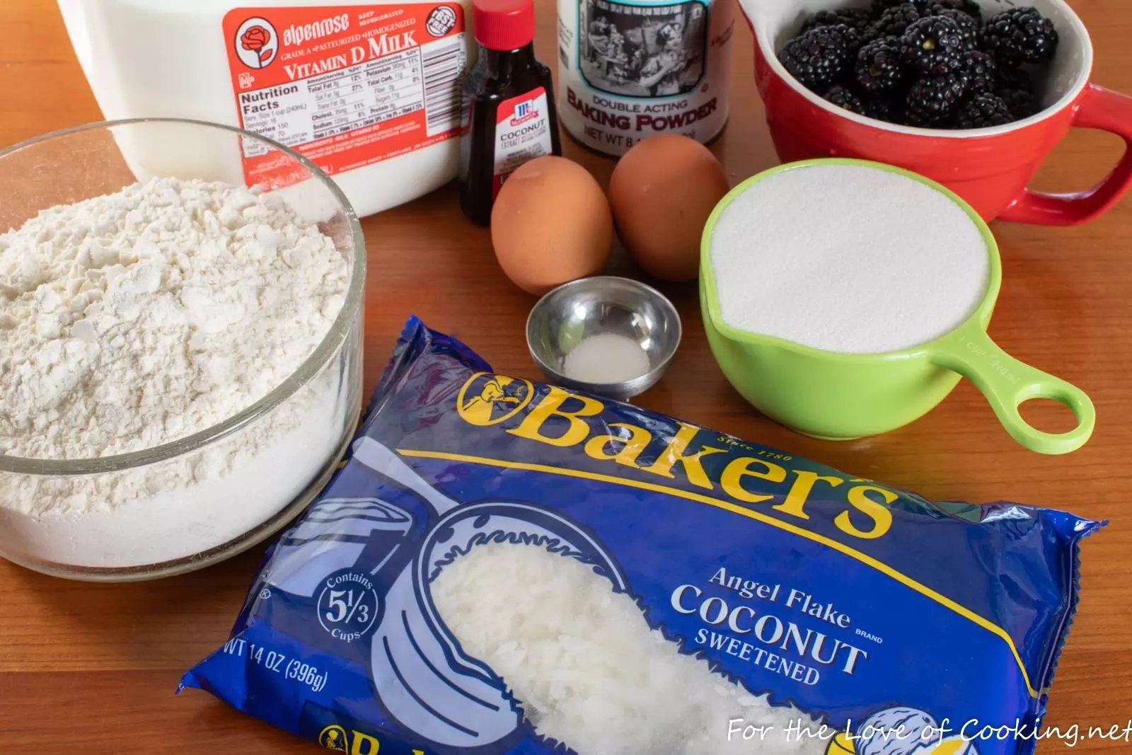 Blackberry Coconut Bread