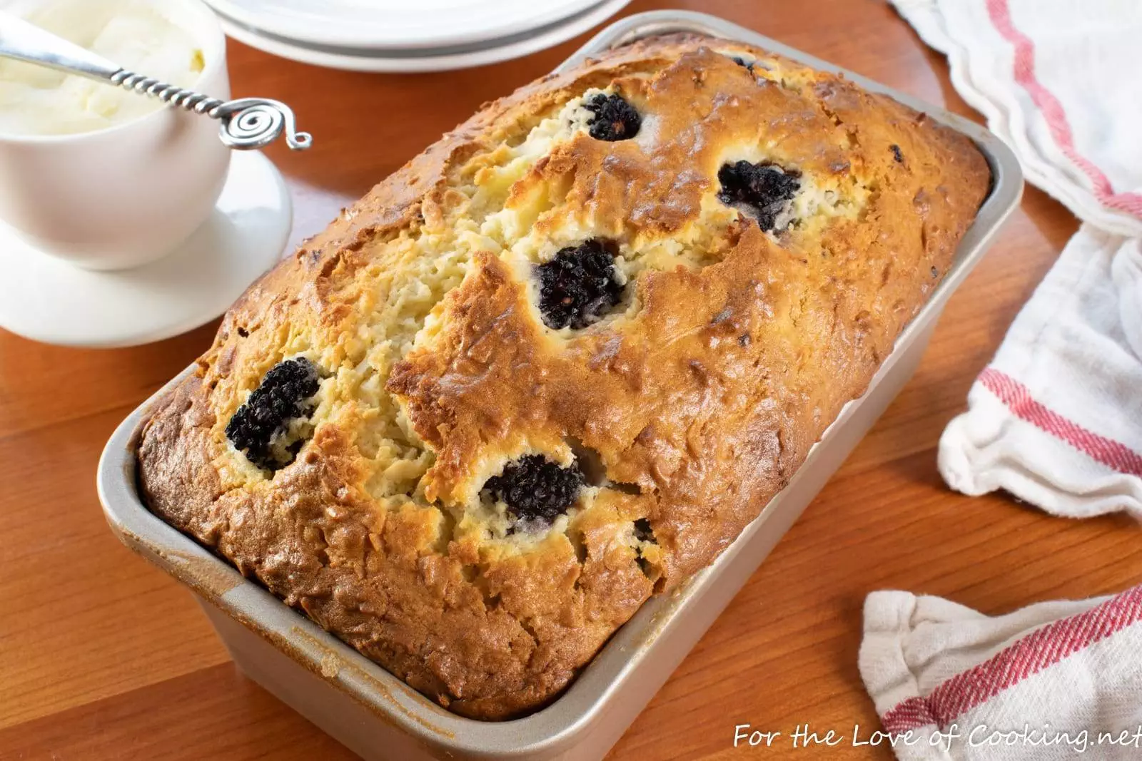 Blackberry Coconut Bread