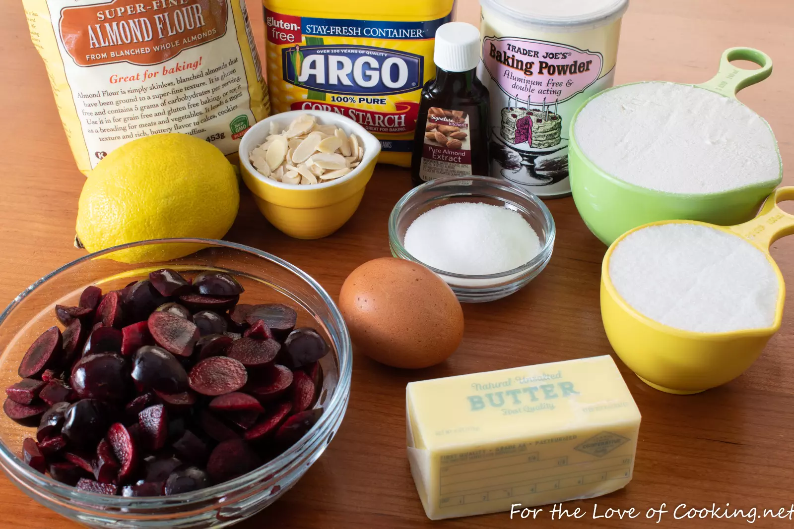 Sweet Cherry Almond Bars